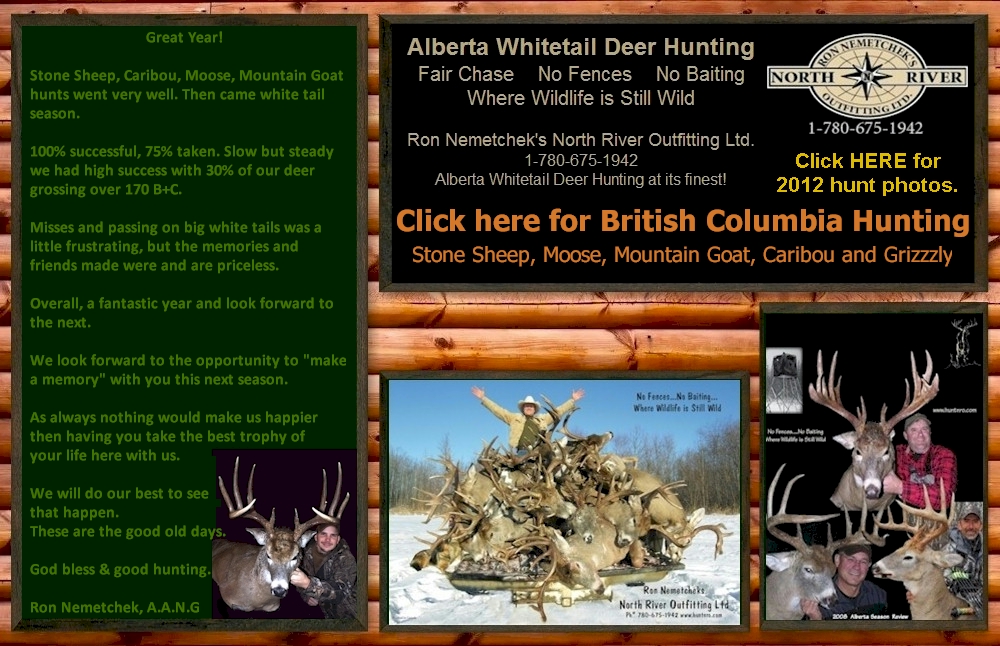 Whitetail Deer Hunting in Alberta